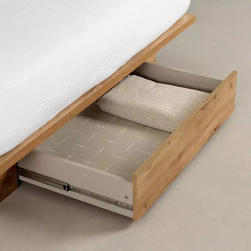 South Shore Full-/Queen-Size-Plattformbett, Nordische Eiche