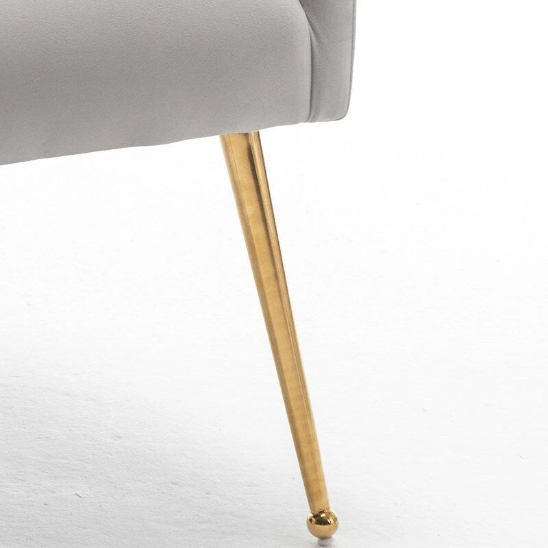 SEYNAR Moderner Glamour Samt-Esszimmerstuhl 8er-Set für das Esszimmer, getufteter Schminkstuhl für das Wohnzimmer (ohne Tisch)