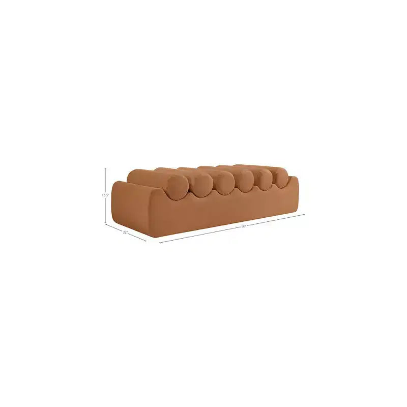 Meridian Furniture,Rumble Sitzbank aus veganem Leder
