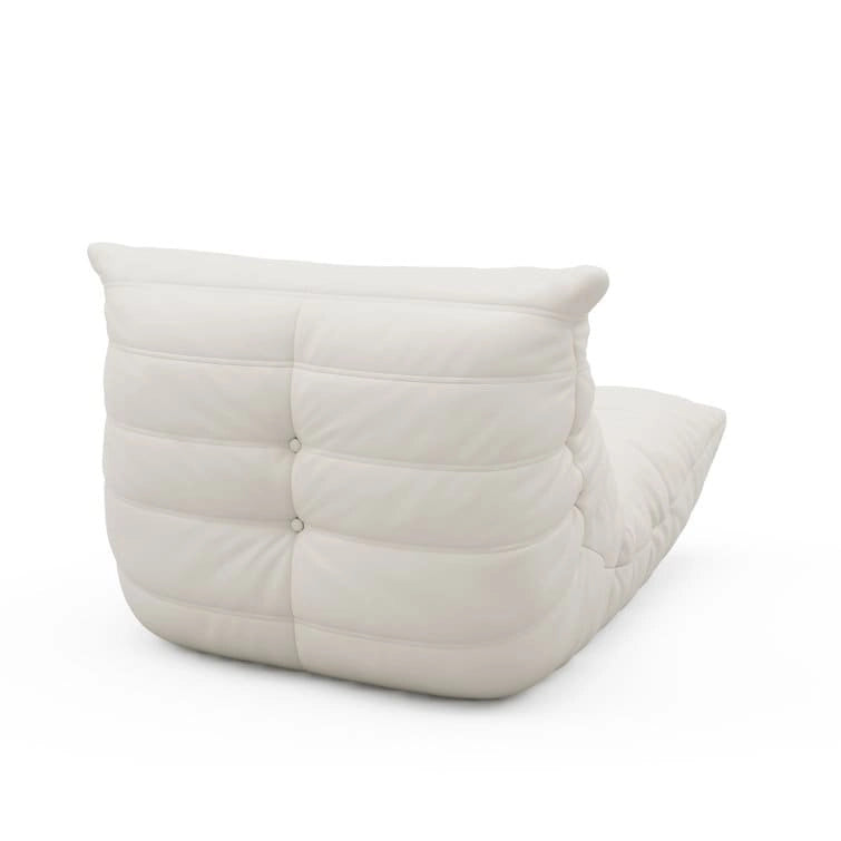 Furgle Mikrofaser-Ledersofa Ergonomisches Design Lazy Sofa Bodensofa