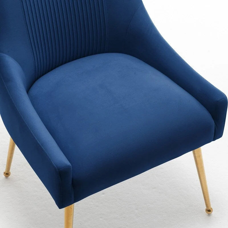 SEYNAR Moderner Glamour Samt-Esszimmerstuhl 8er-Set für das Esszimmer, getufteter Schminkstuhl für das Wohnzimmer (ohne Tisch)