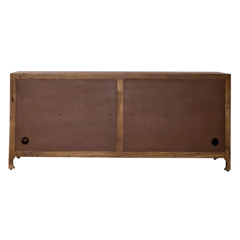 Marisol TV-Board im Used-Look in Honigbraun, 188 cm, mit 4 Türen