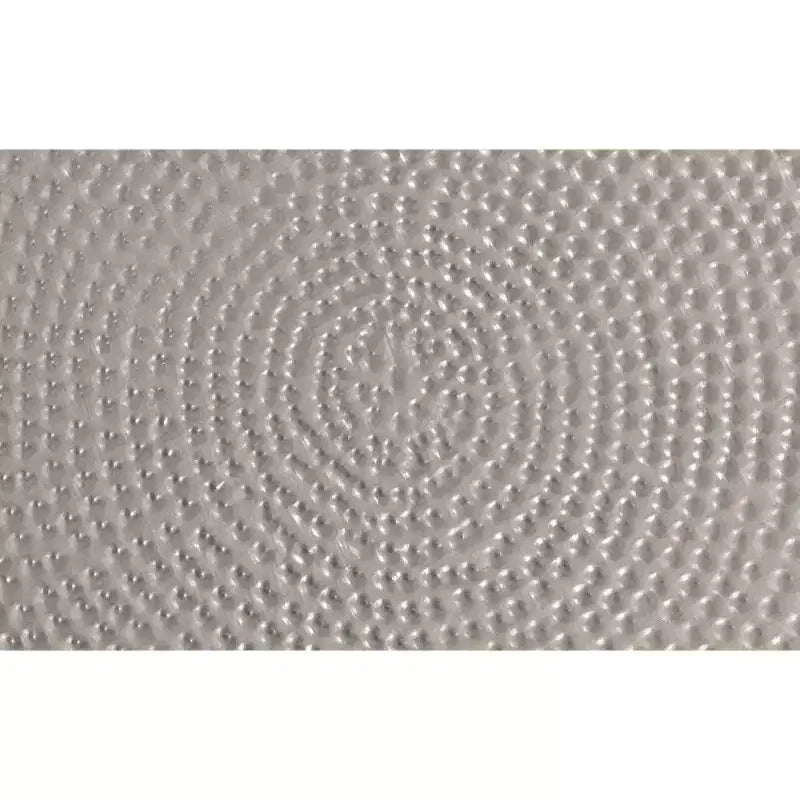 Kacy 36 Zoll breiter, moderner Couchtisch aus Metall in Silber-Ombré, montiert