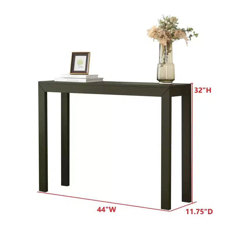 Kings Brand Furniture Russel Konsolentisch – Moderner Flurtisch, Sofatisch, für hinter das Sofa, Flur, Wohnzimmer