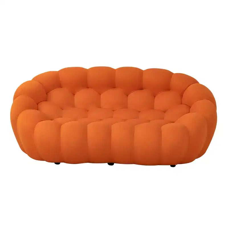 Modernes 2-Sitzer Bubble Sofa, gepolstert, 3D-Textil-Netzstoff für das Wohnzimmer