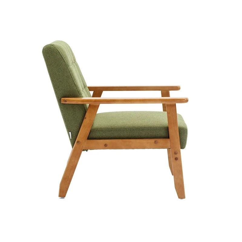 2er-Set Akzentstühle mit Beistelltisch, Armlehnstuhl für Wohnzimmer, Schlafzimmer, Büro - 78,0 cm H * 64,5 cm B * 71,0 cm T