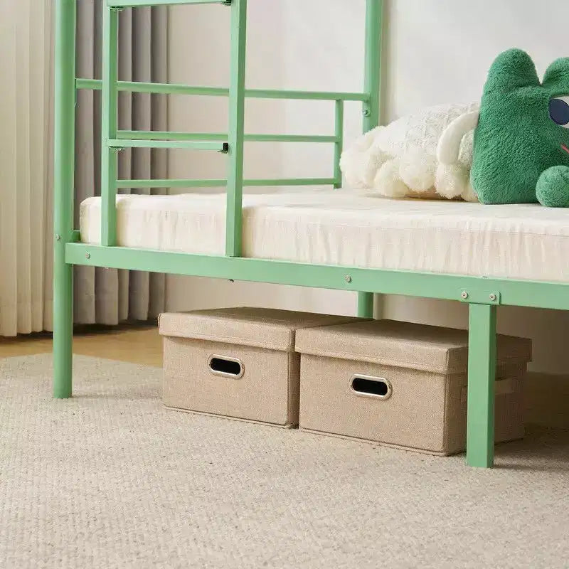 Karl Home Etagenbett aus Stahl für zwei Personen, mit Leiter, für Schlafzimmer oder Wohnheimzimmer, für Kinder und Erwachsene