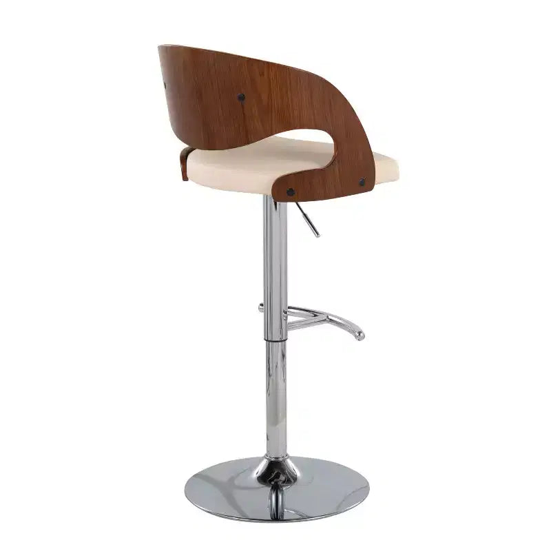 2er-Set Pino Barhocker im Mid-Century-Modern-Stil, höhenverstellbar und drehbar – Lumisource