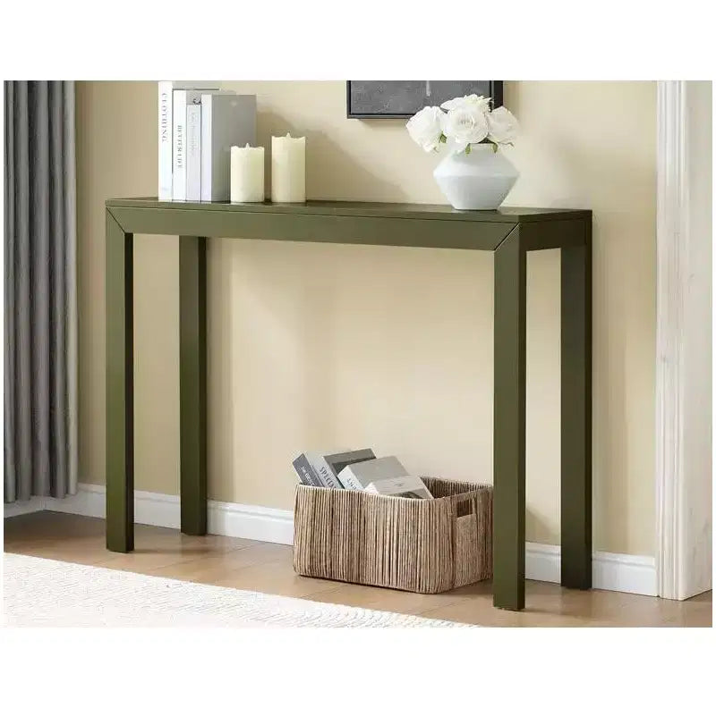 Kings Brand Furniture Russel Konsolentisch – Moderner Flurtisch, Sofatisch, für hinter das Sofa, Flur, Wohnzimmer