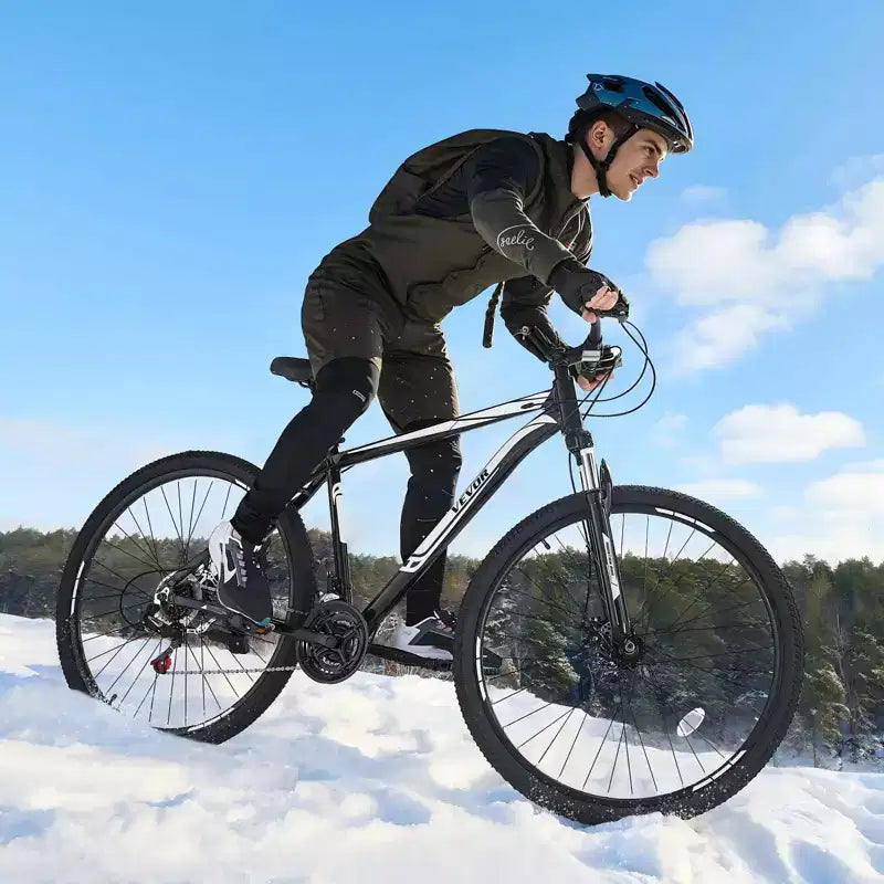 29-Zoll-Mountainbike mit Frontfederung, 21-Gang-Aluminiumrahmen mit doppelten Scheibenbremsen