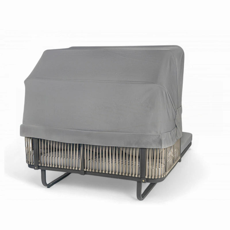 57 Outdoor-Tagesbett aus Rattan fürs Patio
