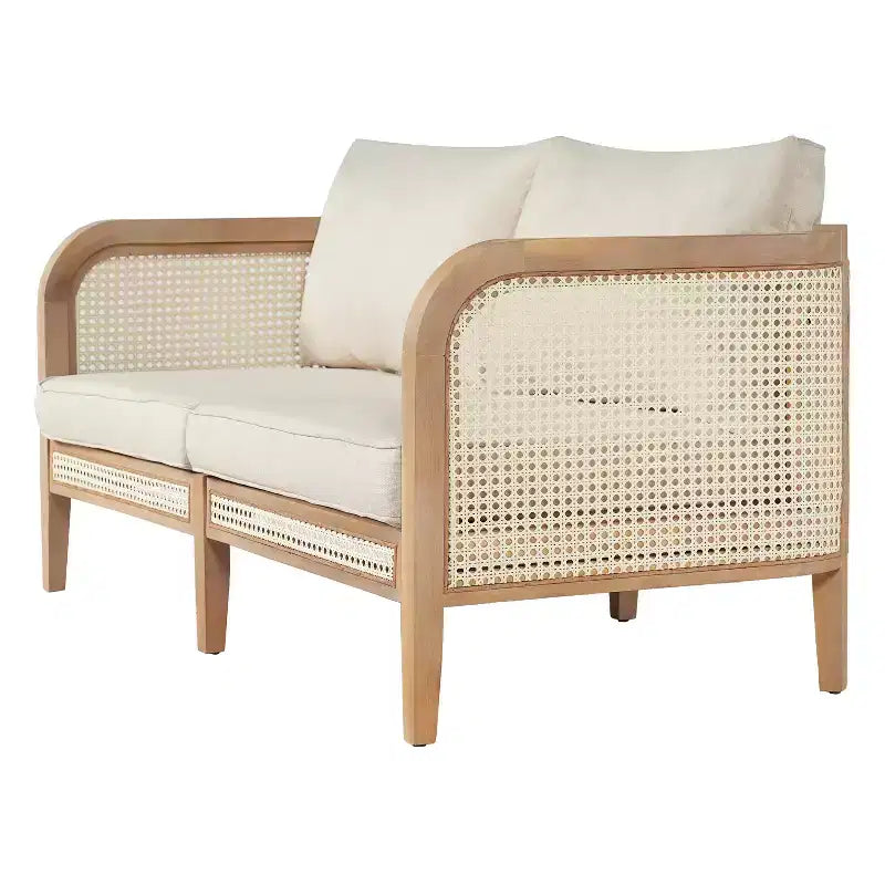 Christopher Knight Home Maciej 3-teiliges Outdoor-Sitzgruppen-Set aus rustikalem Akazienholz und Rattan