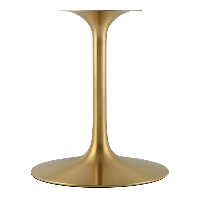 Tulip-Tischfuß aus Messing für Esstische