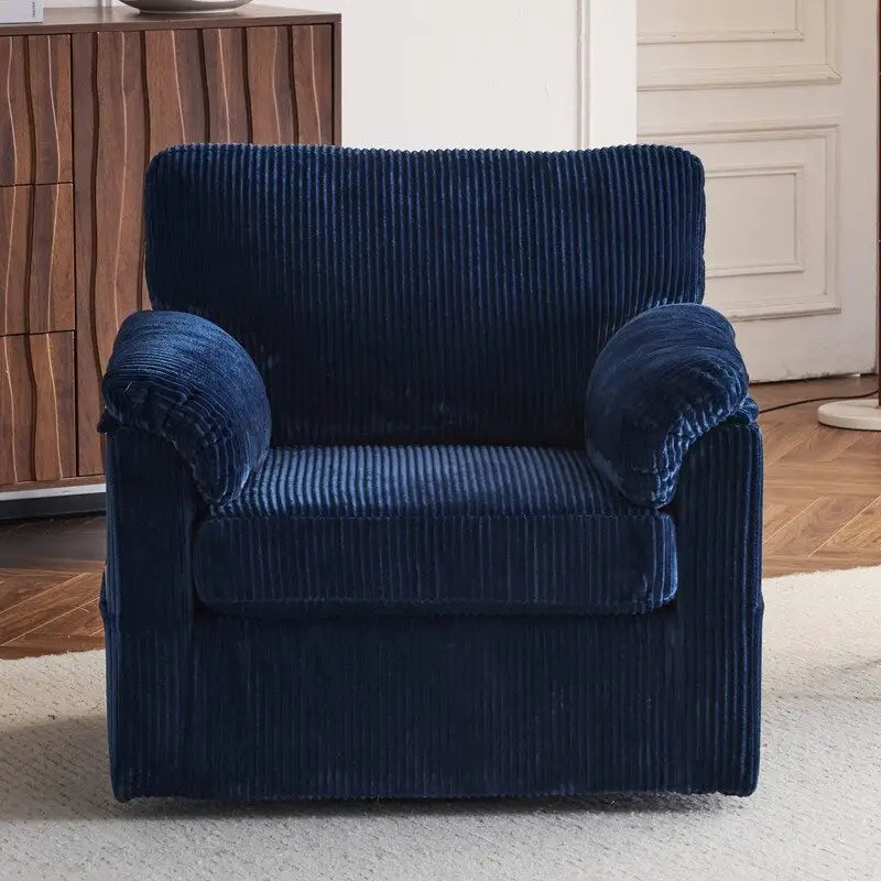 33-Zoll-Drehsessel aus Cord