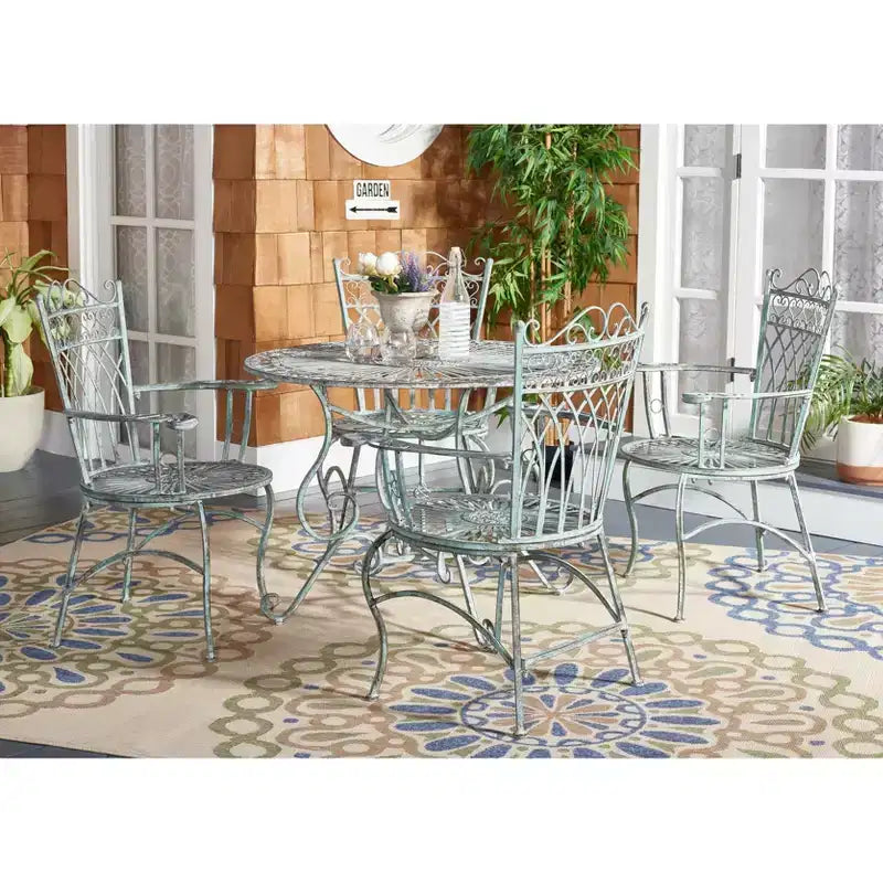 Thessaly 5-teiliges Terrassen-Set - Indoor/Outdoor - PAT5003 - Safavieh