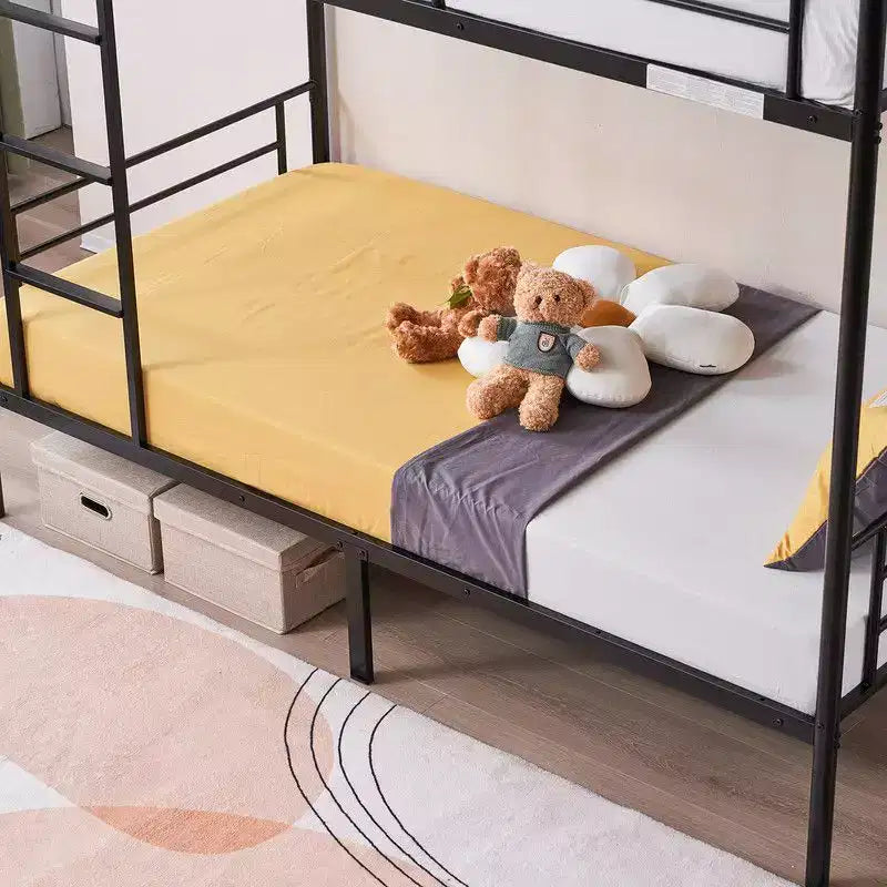 Karl Home Etagenbett aus Stahl für zwei Personen, mit Leiter, für Schlafzimmer oder Wohnheimzimmer, für Kinder und Erwachsene