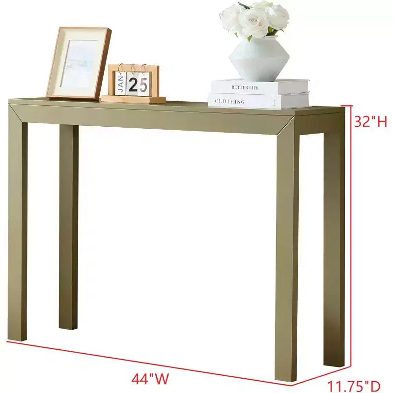 Kings Brand Furniture Russel Konsolentisch – Moderner Flurtisch, Sofatisch, für hinter das Sofa, Flur, Wohnzimmer