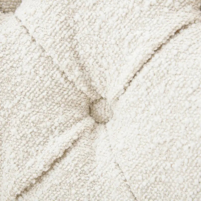 Almond Bouclé Club-Sessel mit Nagelkopfbeschlägen von Christopher Knight Home