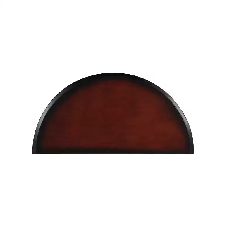 Schwarze Konsolentische aus Kirschholz und in Halbmondform, einzeln