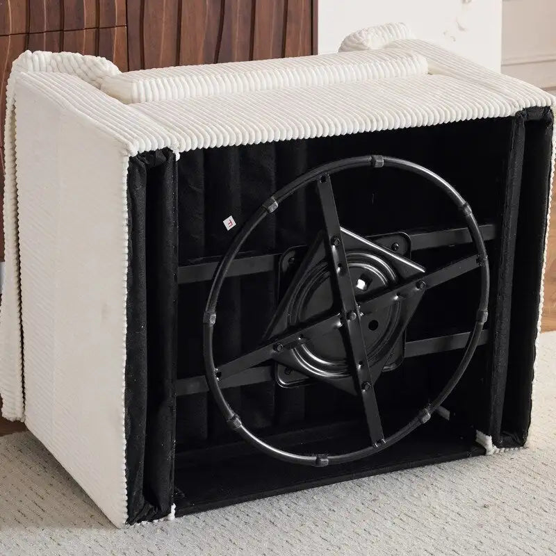 33-Zoll-Drehsessel aus Cord