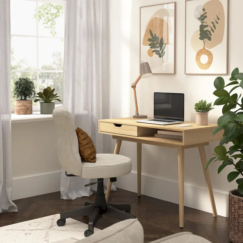 Bush Furniture Nora 40 Zoll breiter Schreib- und Computertisch mit Stauraum
