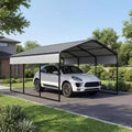 12 x 20 Fuß strapazierfähiger Stahl-Carport mit Verankerungs-Set