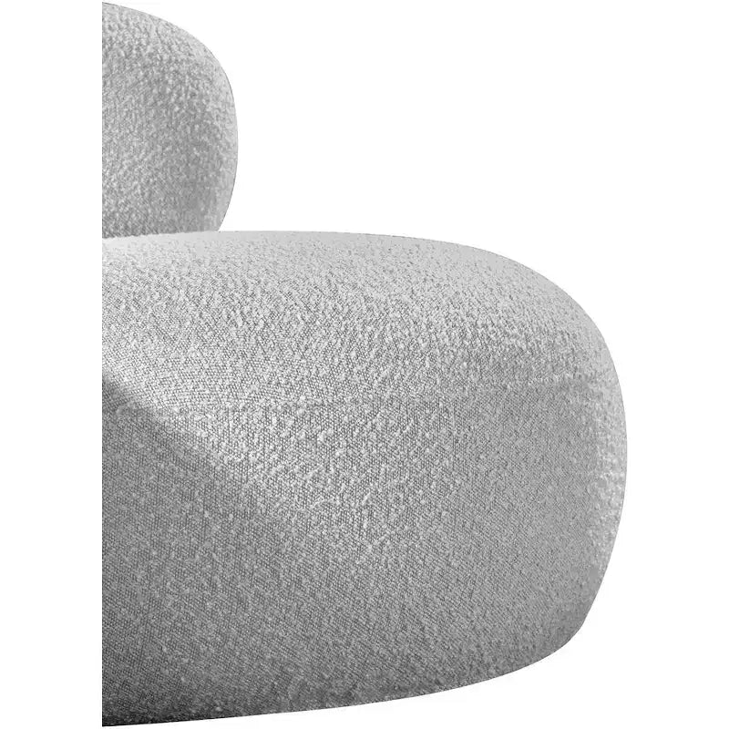 Meridian Furniture Venti Stuhl aus Bouclé-Stoff