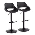LumiSource 2er-Set Fabrico Verstellbare Barhocker PU