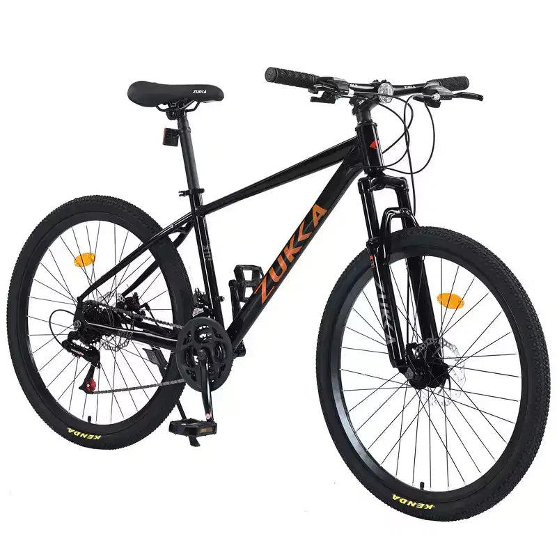 Whisen 26 Zoll Mountainbike mit Federung, 8-Gang-Kettenschaltung, KENDA-Reifen und doppelten Scheibenbremsen
