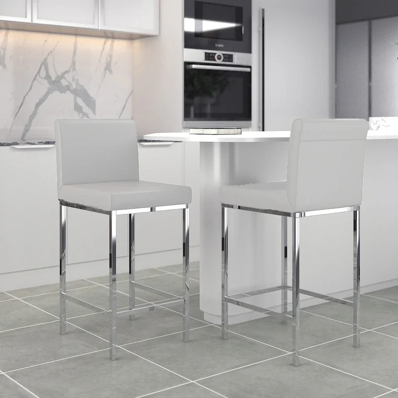 Set aus 2 modernen Tresenhockern - k. A.