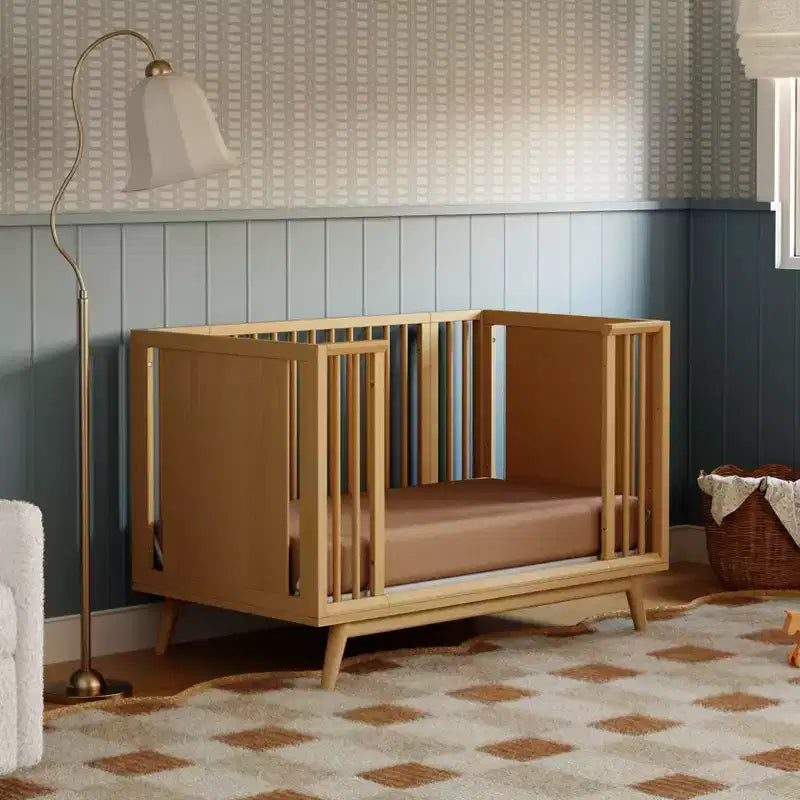 Babyletto Palma 8-in-1 wandelbares Kinderbett für alle Wachstumsphasen mit Beistellbett- und Kleinkindbett-Sets