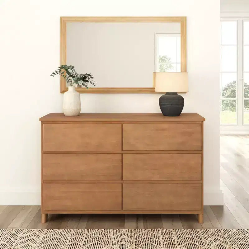Massivholz-Kommode im Landhausstil mit 6 Schubladen