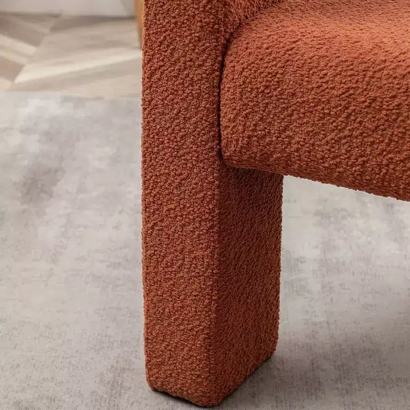2er-Set 28 breite Polster-Sessel mit Bouclé-Bezug – Kinwell