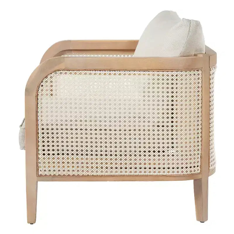 Christopher Knight Home Maciej 3-teiliges Outdoor-Sitzgruppen-Set aus rustikalem Akazienholz und Rattan