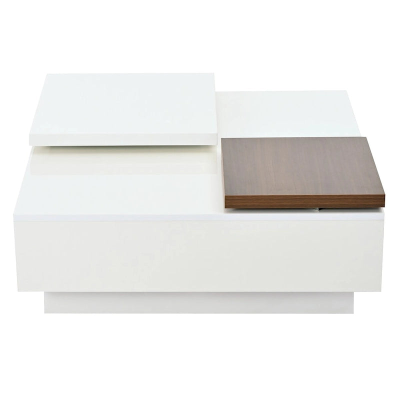 Moderner quadratischer Couchtisch aus Holz