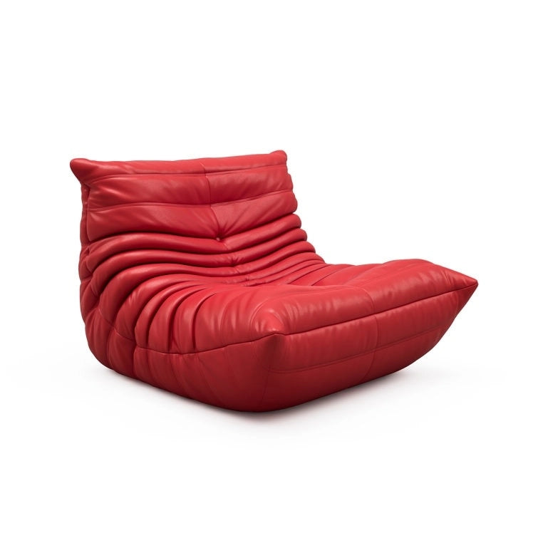 Furgle Mikrofaser-Ledersofa Ergonomisches Design Lazy Sofa Bodensofa