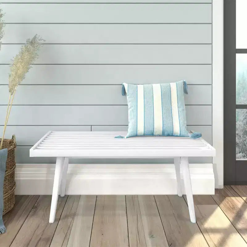Plank+Beam Flurbank, Massivholzbank für das Schlafzimmer, den Flur oder die Veranda, 41,25

