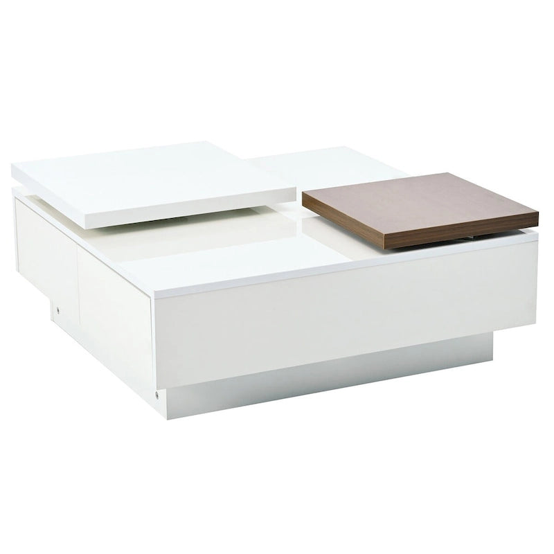 Moderner quadratischer Couchtisch aus Holz