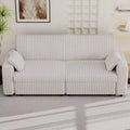 Dyonery Modulares Cord-Ecksofa mit waschbaren Bezügen