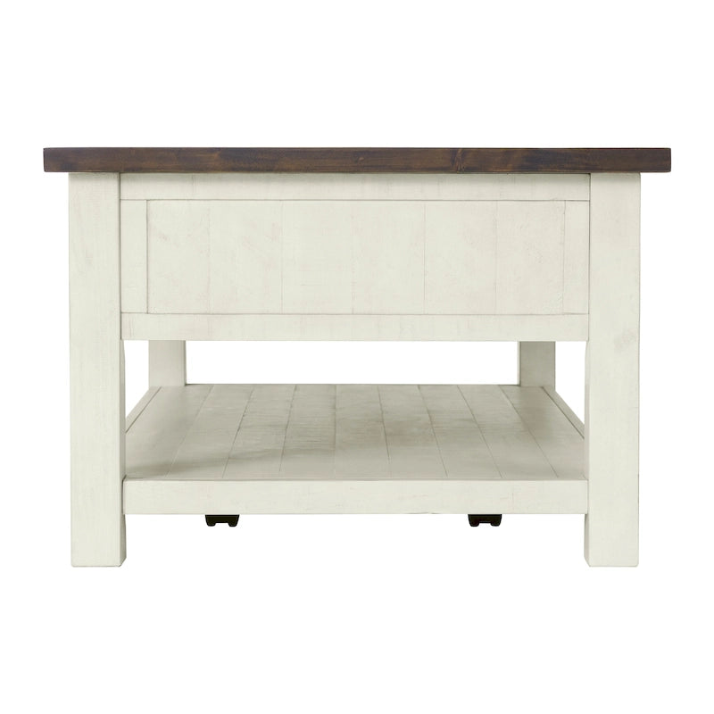 The Gray Barn Downington Couchtisch aus Massivholz mit 2 Schubladen