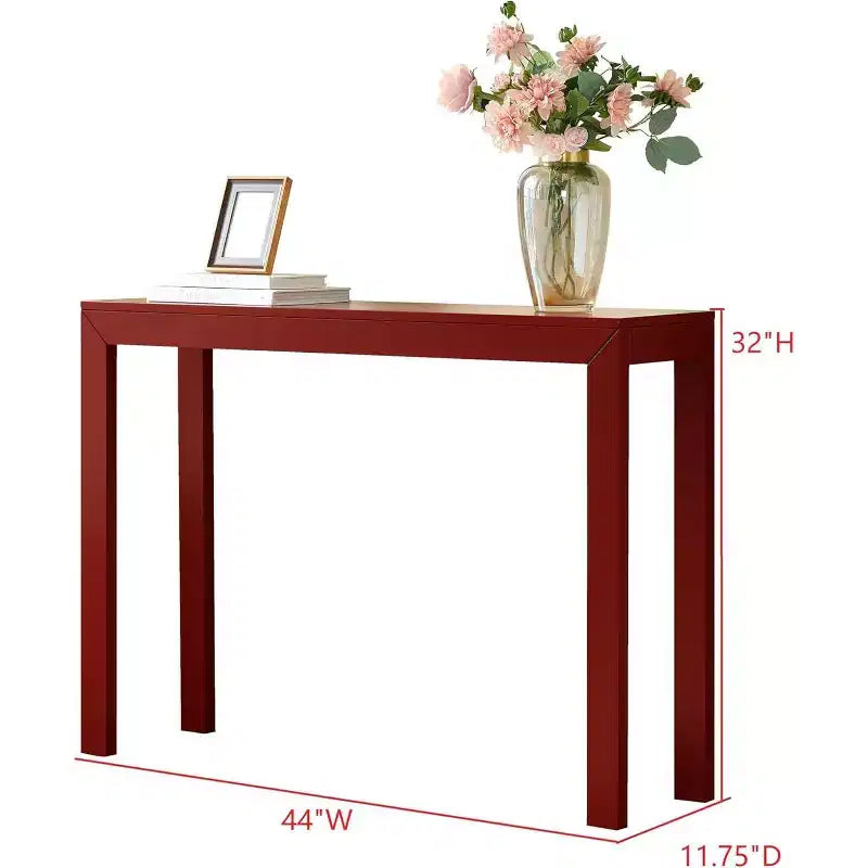 Kings Brand Furniture Russel Konsolentisch – Moderner Flurtisch, Sofatisch, für hinter das Sofa, Flur, Wohnzimmer