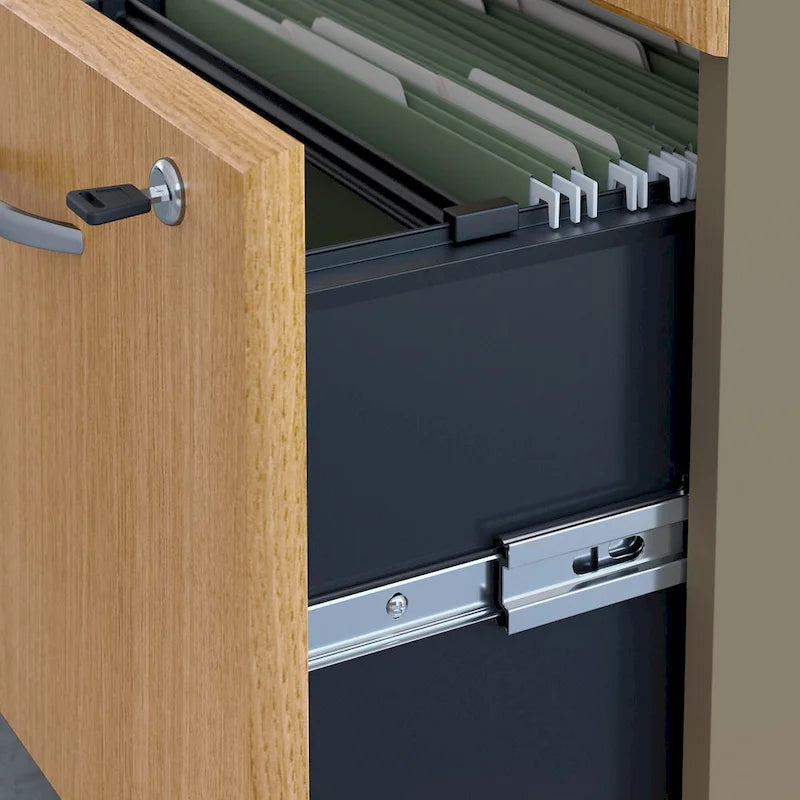 Series A Advantage Buchen-Aktenschrank mit 3 Schubladen