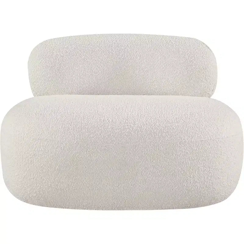 Meridian Furniture Venti Stuhl aus Bouclé-Stoff