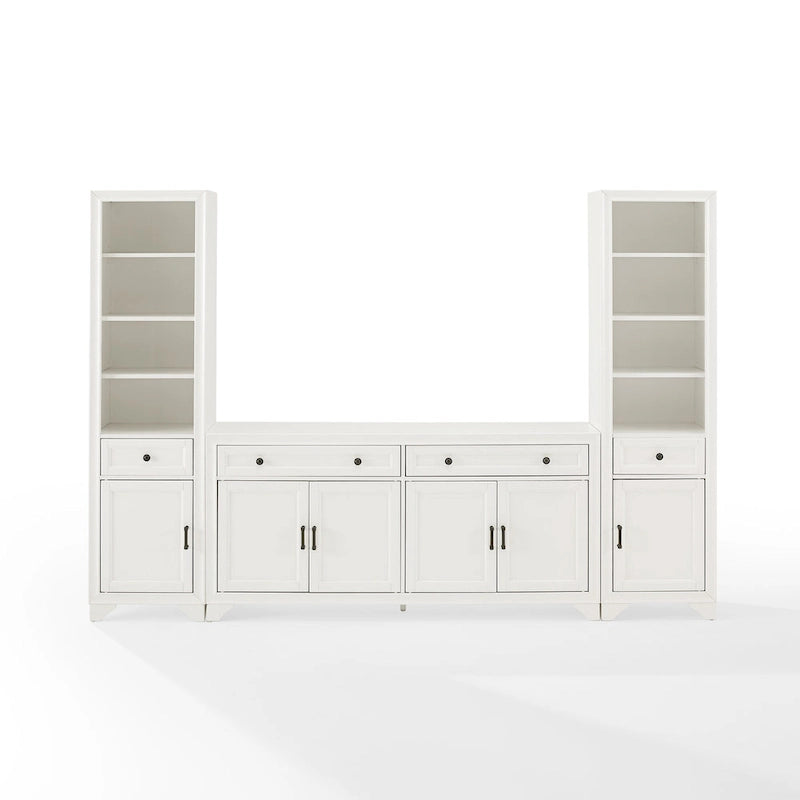 Crosley Tara 3-teiliges Sideboard- und Bücherregal-Set - 15x97x67.63