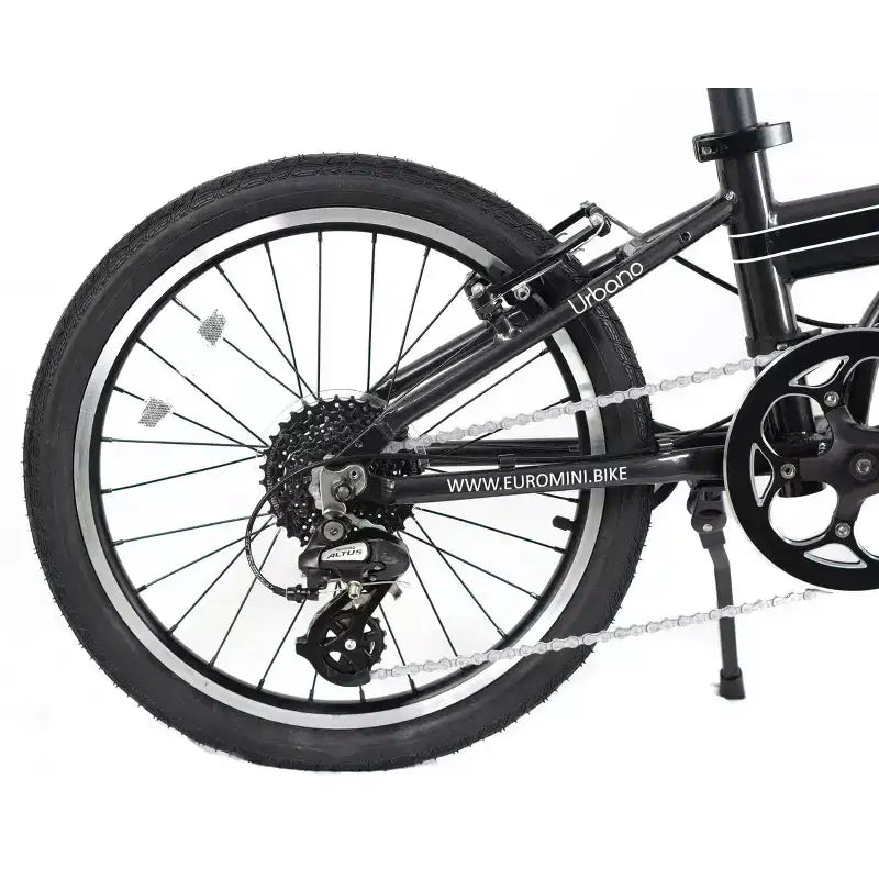 ZiZZO Urbano 8-Gang Aluminium 20 Zoll Faltrad - Grau