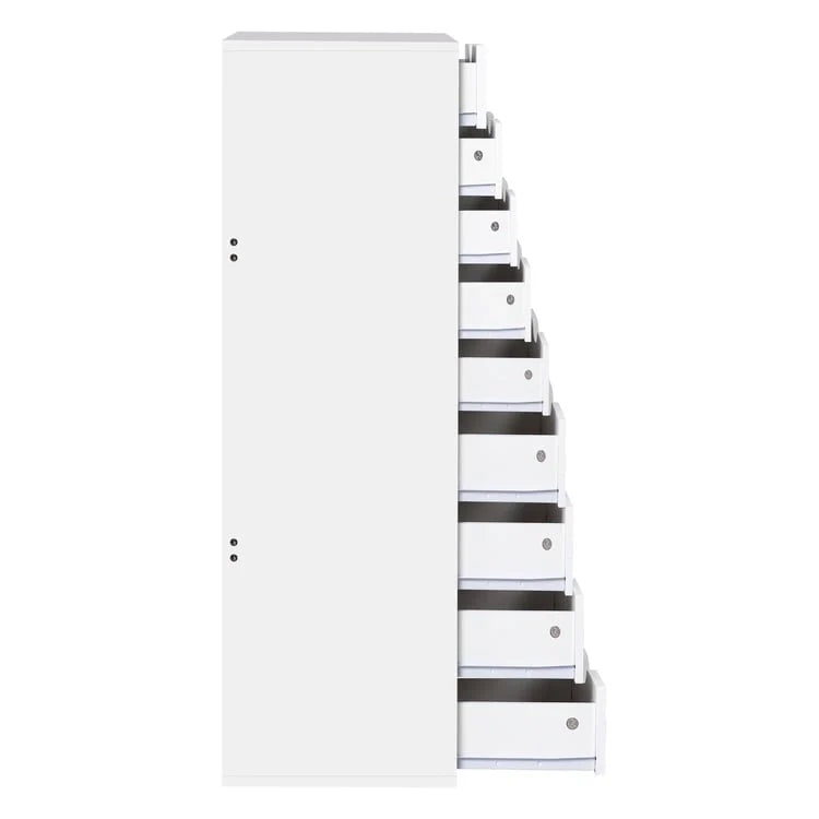 Büroaktenschränke Holzaktenschränke Querformat-Aktenschrank Holzaktenschrank Rollcontainer Rollbarer Aktenschrank