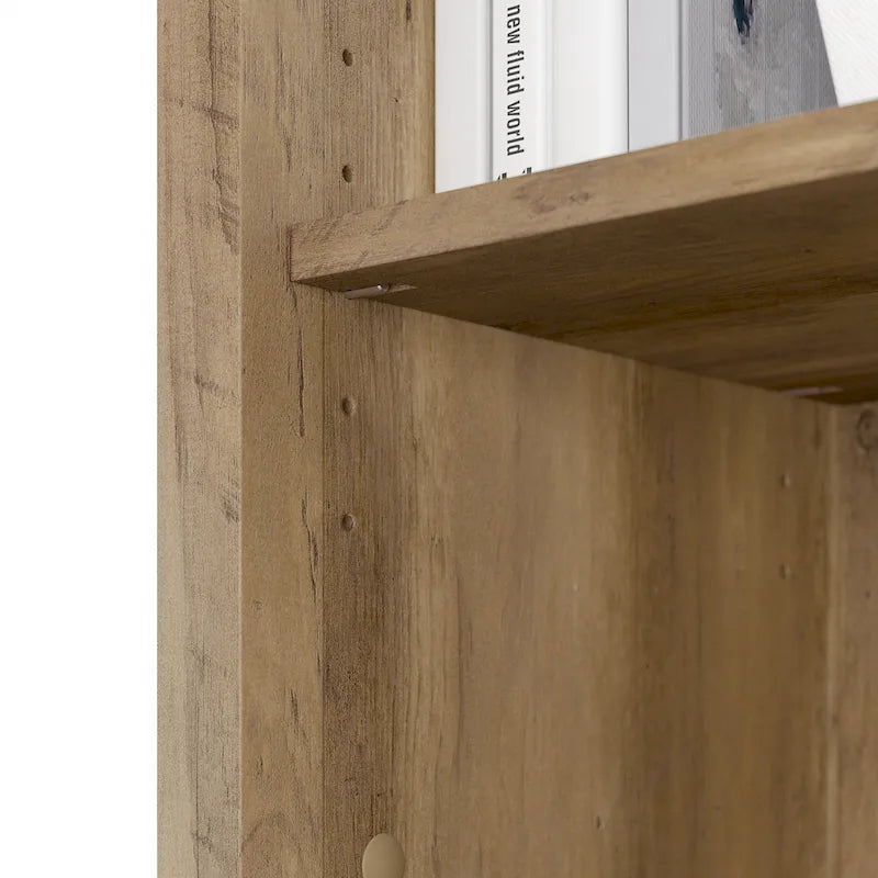 Salinas hohes Bücherregal mit 5 Ablagefächern (2er-Set) von Bush Furniture