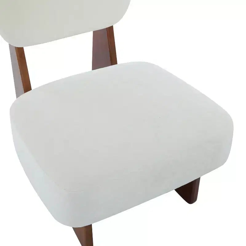 Set aus 2 modernen beigen Loungesesseln mit Polyesterbezug, stabilem Holzgestell, für verschiedene Räume
