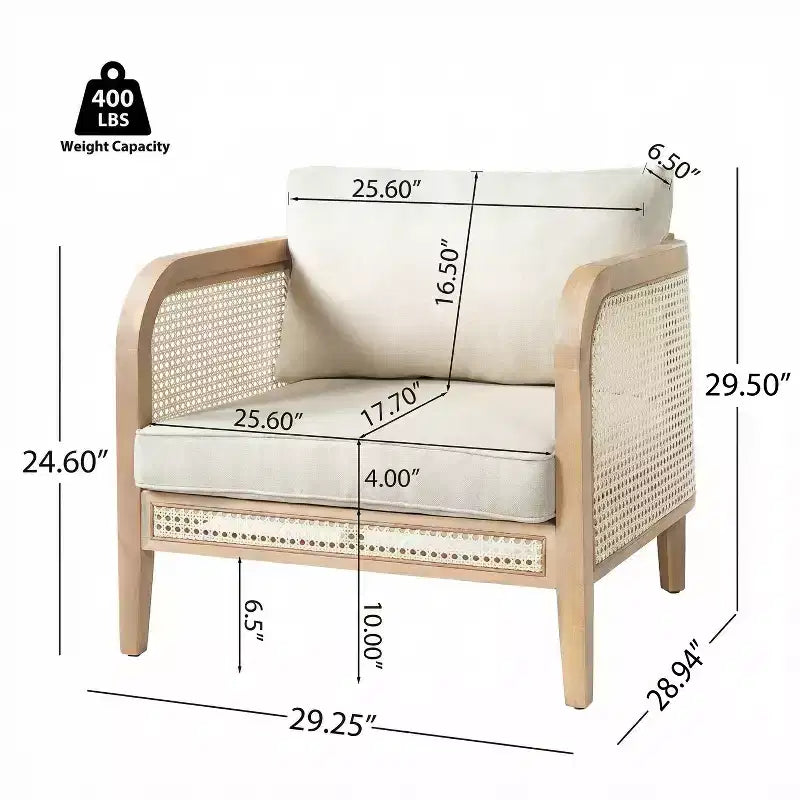 Christopher Knight Home Maciej 3-teiliges Outdoor-Sitzgruppen-Set aus rustikalem Akazienholz und Rattan