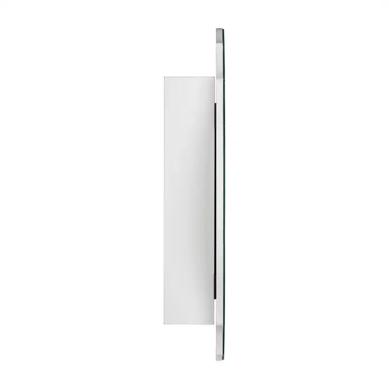 50,8 cm B x 76,2 cm H unregelmäßig geformter, rahmenloser Apothekerschrank mit Facettenschliff, Aufputzmontage, mit Spiegel